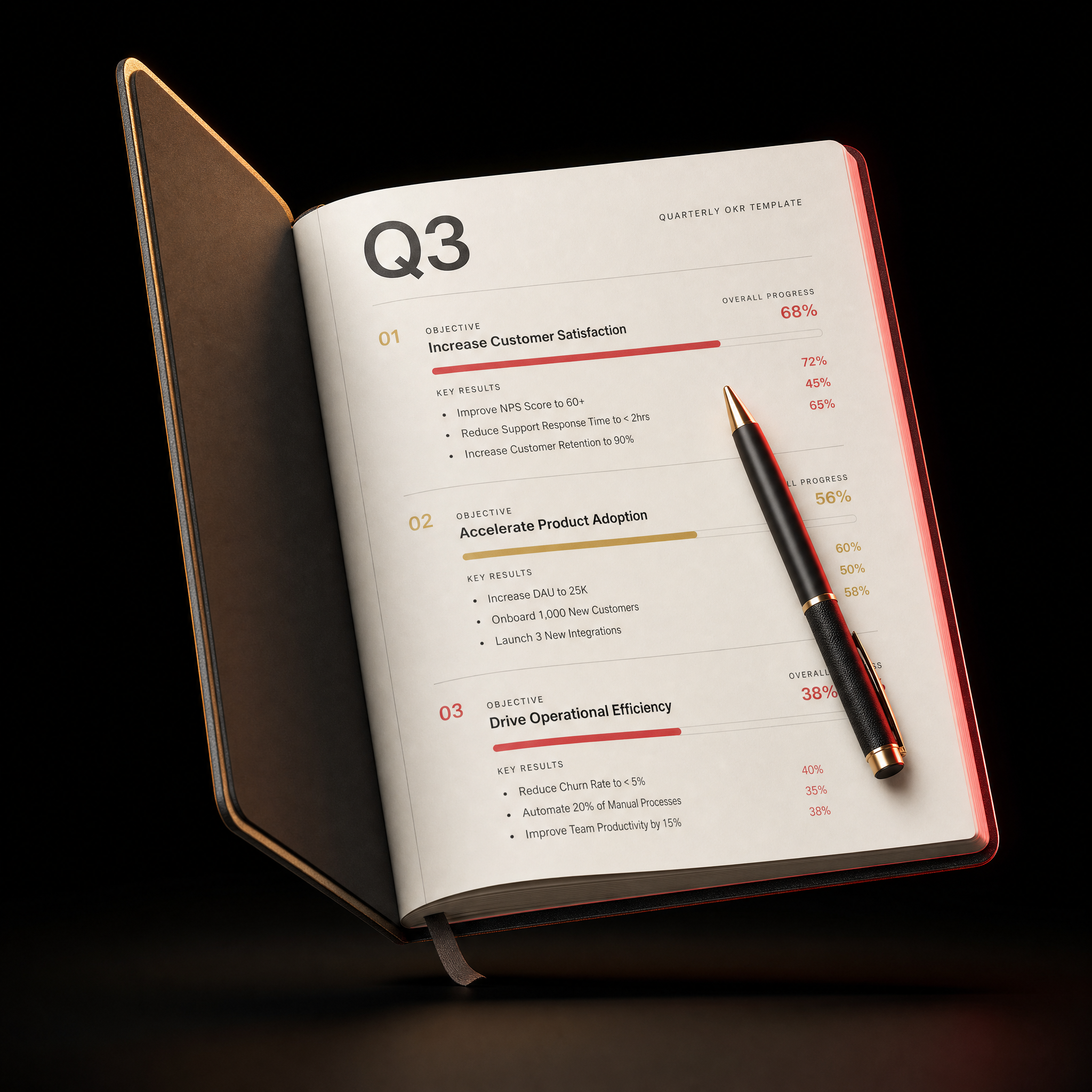 Quarterly OKR Template